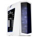 SilverStone PM01WA-W Primera ATX White Tower Case with Window Blue LED